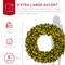 Best Choice Products Artificial Pre-Lit Fir Christmas Wreath Decoration w/ LED Lights